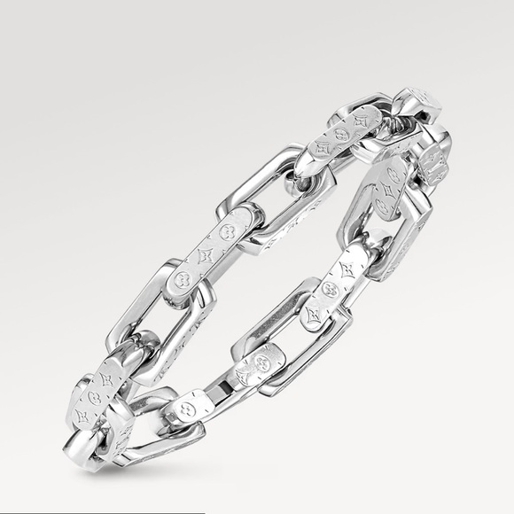 👽Louis Vuitton Monogram Chain Bracelet - Picture 1 of 15